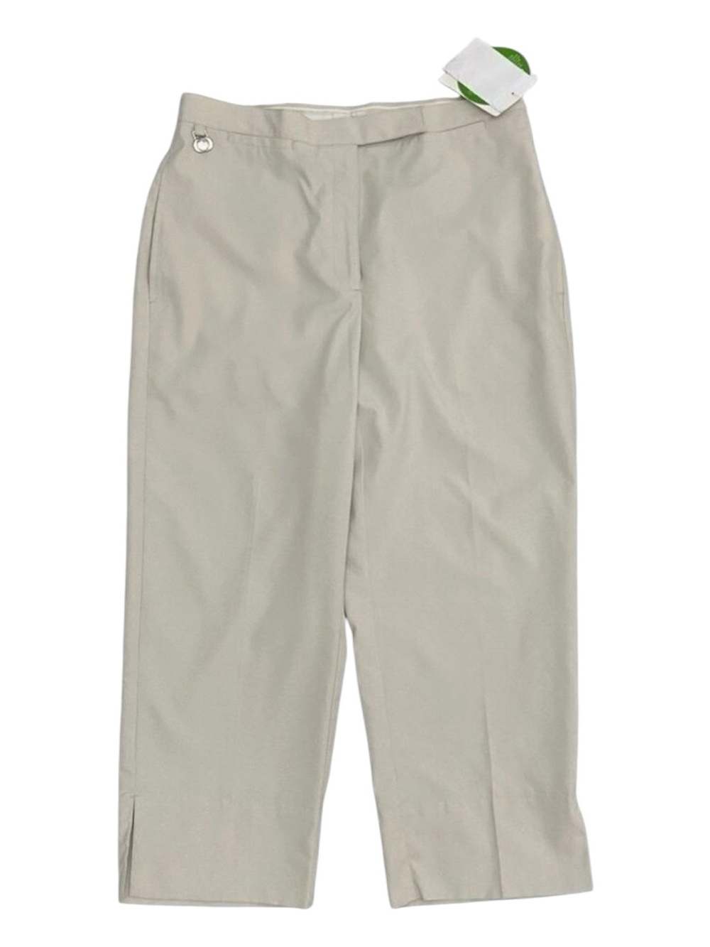 Lizgolf essentials Anissa Liz Claiborn golf crop pants lightweight beige 10